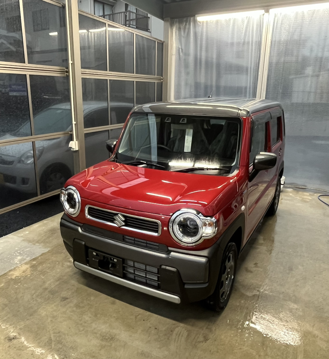 ハスラー　ダイヤモンドキーパー施工