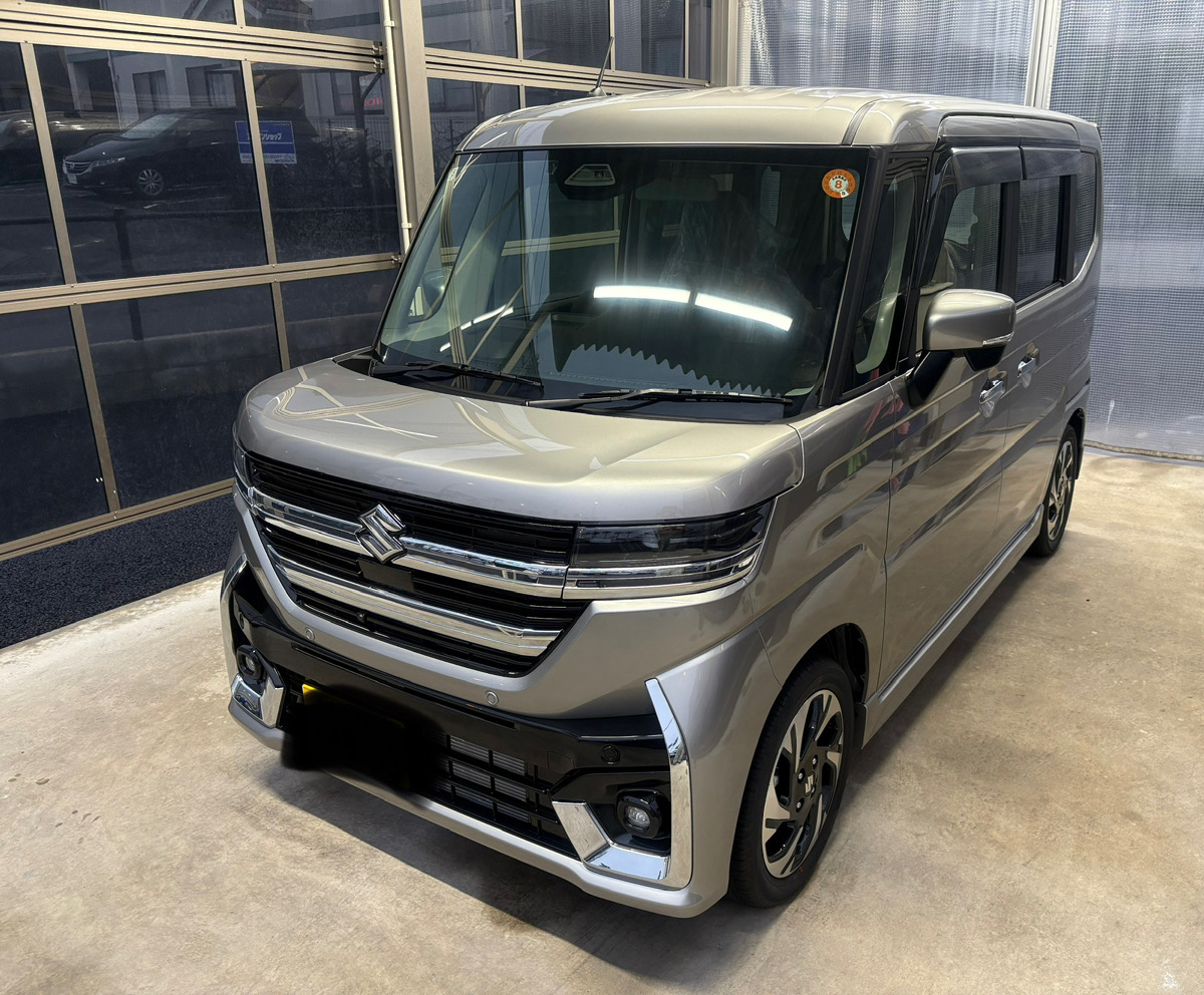 スペーシアカスタム　エコダイヤキーパープレミアム施工