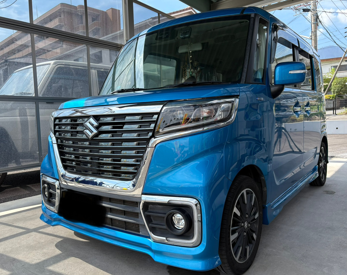 スペーシアカスタム　クリスタルキーパー施工