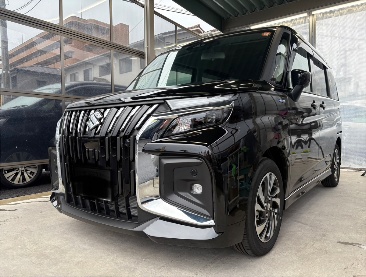 ソリオバンディット　エコダイヤキーパー施工