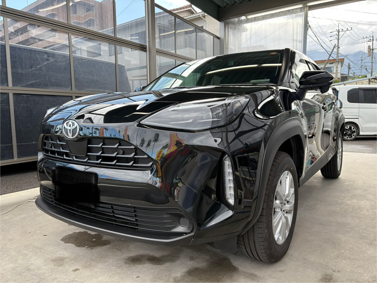 ヤリスクロス　エコダイヤキーパー施工