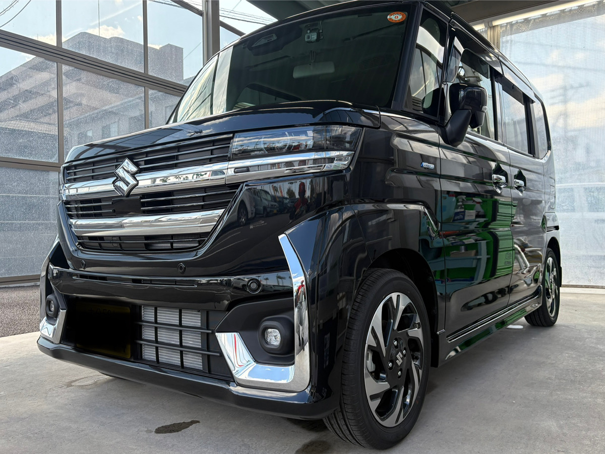 スペーシアカスタム　エコダイヤキーパー施工